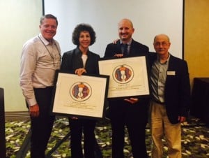 L to R: Dennis Culhane, Susan Kretsge, James Moore, John Fantuzzo